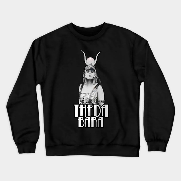 Theda Bara as Cleopatra Crewneck Sweatshirt by Hiraeth Tees